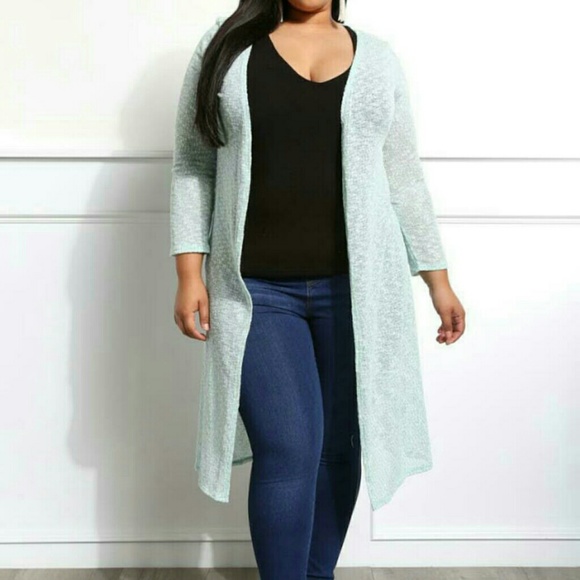 Mint Knit Cardigan - Picture 3 of 4
